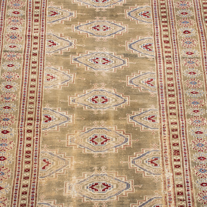 Vintage Turkish Hand-Knotted Rug - 2' 11" x 4' 7" (35" x 55") - K0092886