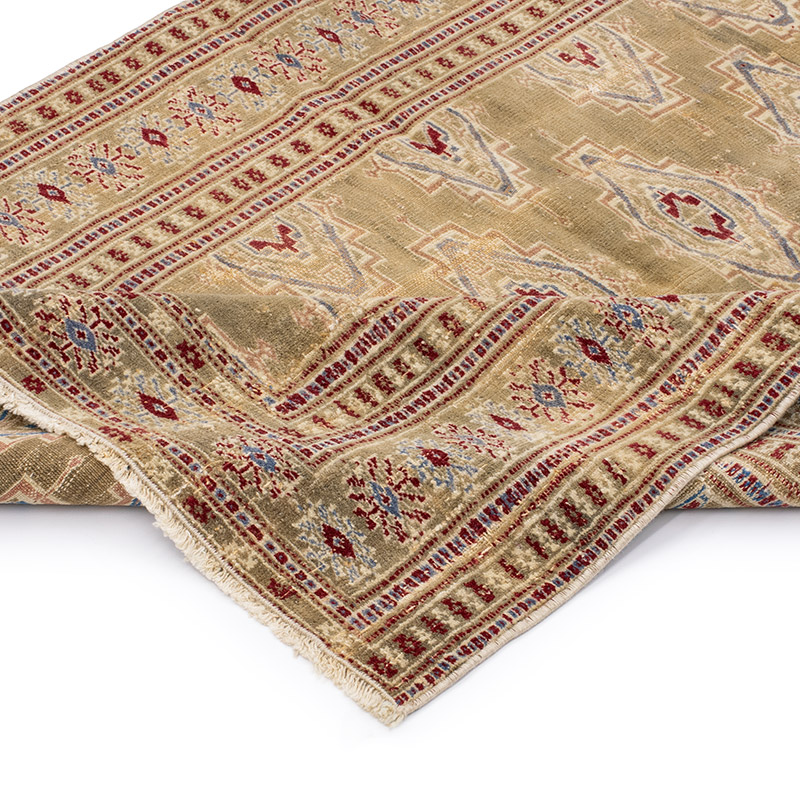 Vintage Turkish Hand-Knotted Rug - 2' 11" x 4' 7" (35" x 55") - K0092886