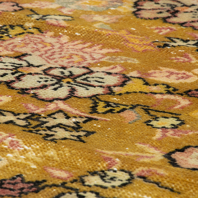 Alfombra Vintage Turca Anudada a Mano - 71 cm x 134 cm - K0092888