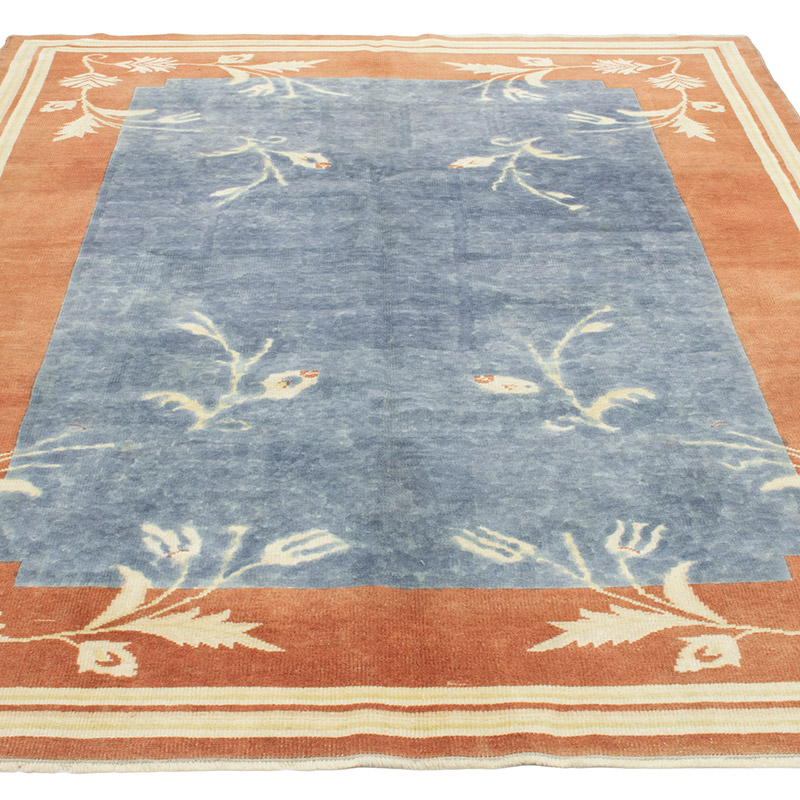 Alfombra Vintage Turca Anudada a Mano - 161 cm x 230 cm - K0092889