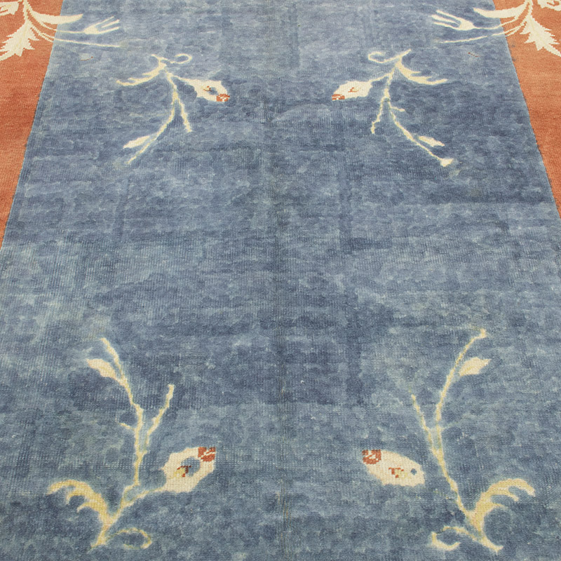 Alfombra Vintage Turca Anudada a Mano - 161 cm x 230 cm - K0092889
