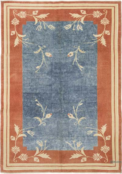 El Dokuma Vintage Halı - 161 cm x 230 cm