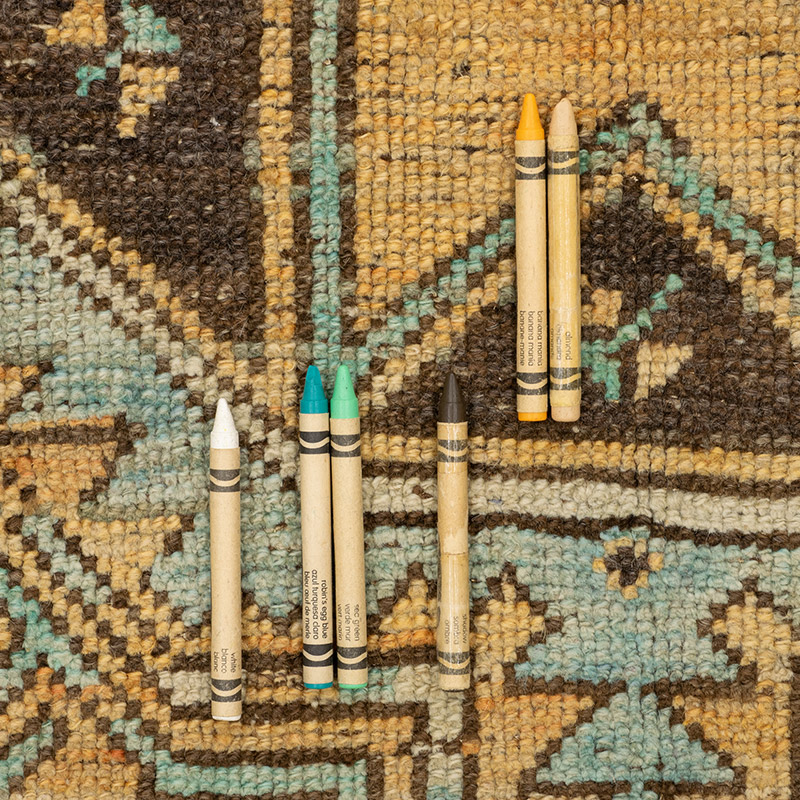 Pasillo Vintage Turco Anudado a Mano - 90 cm x 306 cm - K0092890