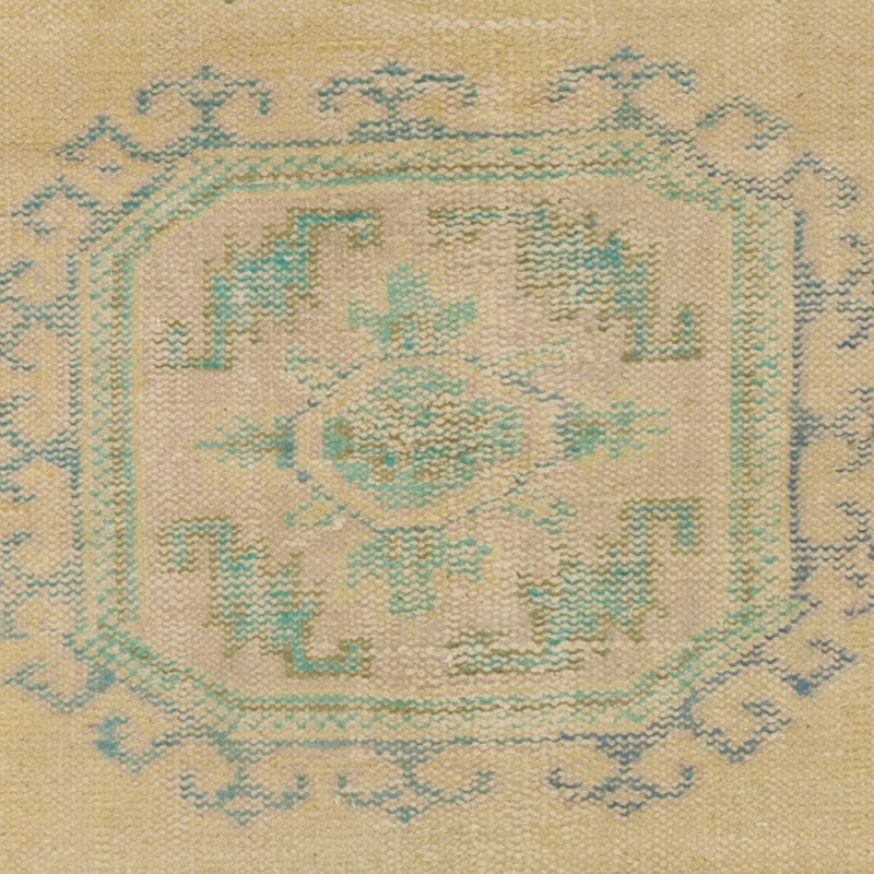 Pasillo Vintage Turco Anudado a Mano - 84 cm x 350 cm - K0092893