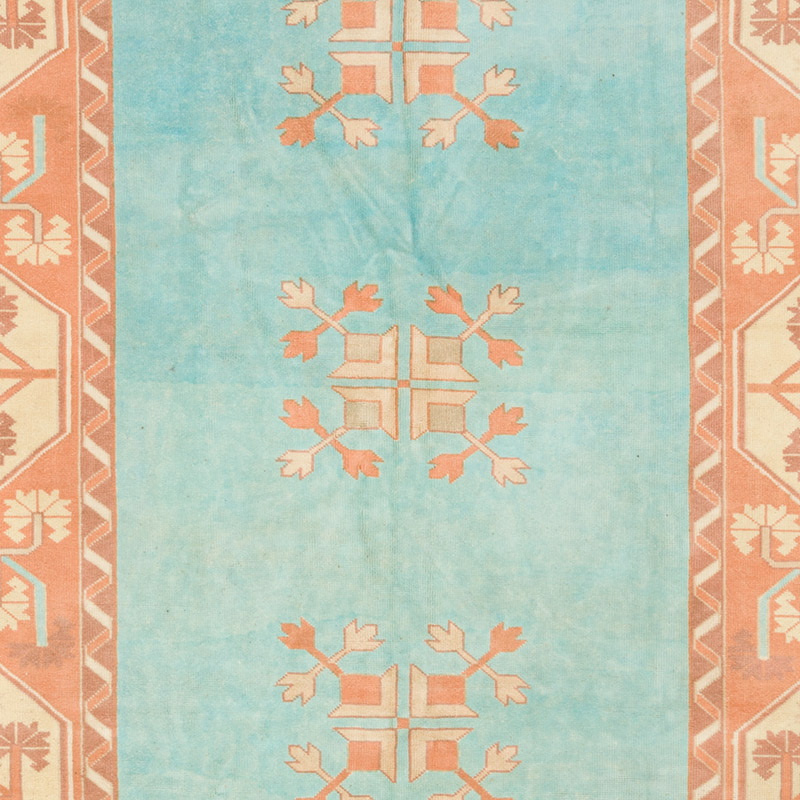 Alfombra Vintage Turca Anudada a Mano - 194 cm x 302 cm - K0092897