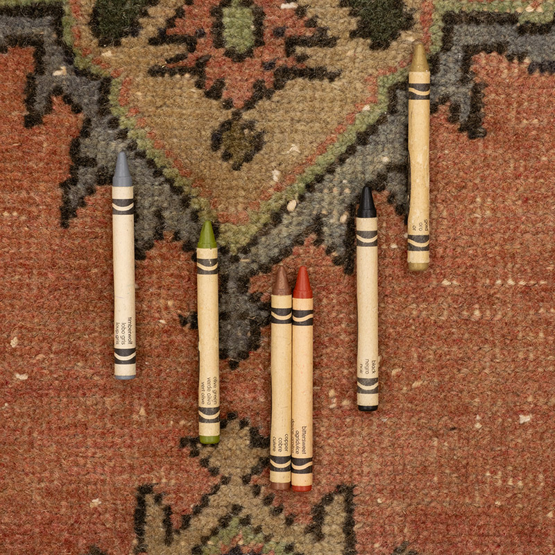 Pasillo Vintage Turco Anudado a Mano - 74 cm x 373 cm - K0092898