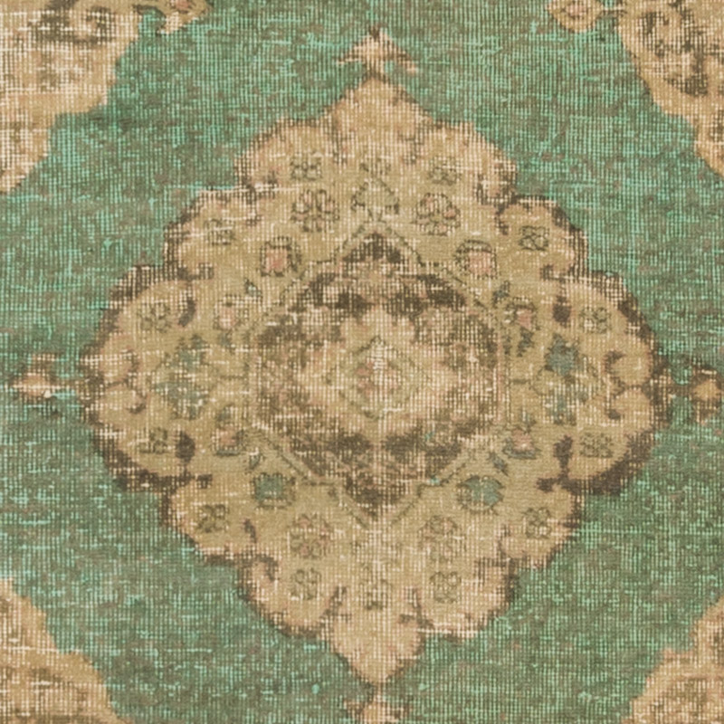Pasillo Vintage Turco Anudado a Mano - 80 cm x 370 cm - K0092902