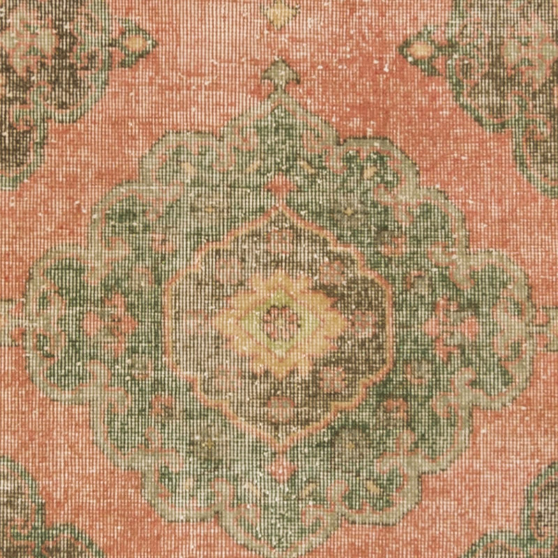 Pasillo Vintage Turco Anudado a Mano - 80 cm x 374 cm - K0092905