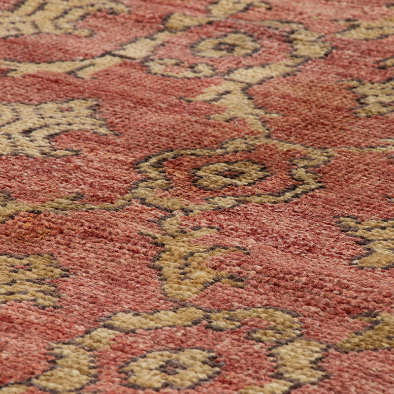 Pasillo Vintage Turco Anudado a Mano - 88 cm x 277 cm - K0092907