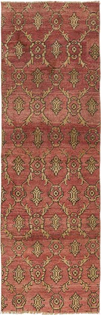Pasillo Vintage Turco Anudado a Mano - 70 cm x 220 cm