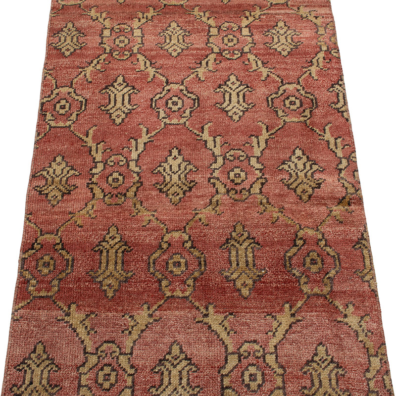 Pasillo Vintage Turco Anudado a Mano - 70 cm x 220 cm - K0092908