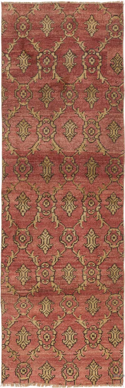 Vintage Turkish Hand-Knotted Runner - 2' 4" x 7' 3" (28" x 87")