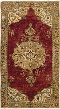 El Dokuma Vintage Halı - 112 cm x 204 cm