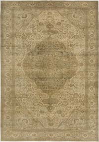Vintage Turkish Hand-Knotted Rug - 6' 8" x 9' 8" (80" x 116")