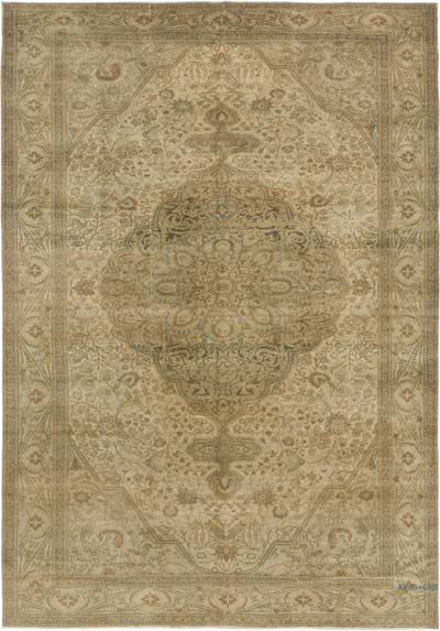 Alfombra Vintage Turca Anudada a Mano - 203 cm x 294 cm