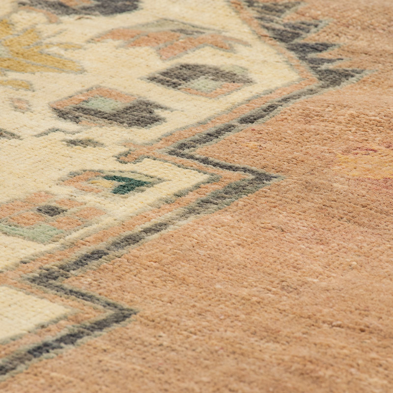 Alfombra Vintage Turca Anudada a Mano - 214 cm x 360 cm - K0092911