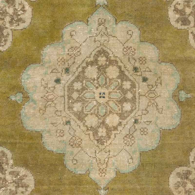 Pasillo Vintage Turco Anudado a Mano - 82 cm x 400 cm - K0092914