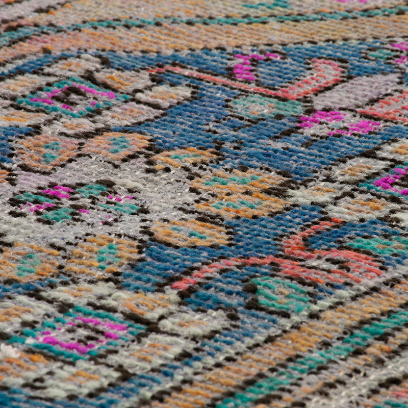 El Dokuma Vintage Halı - 73 cm x 112 cm - K0092918