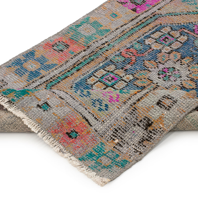 El Dokuma Vintage Halı - 73 cm x 112 cm - K0092918