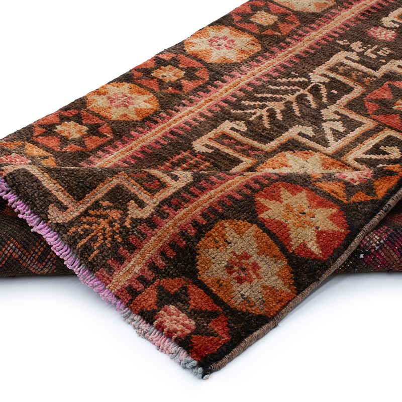 Vintage Tribal Runner Rug - 3' 1" x 9' 8" (37" x 116") - K0092922