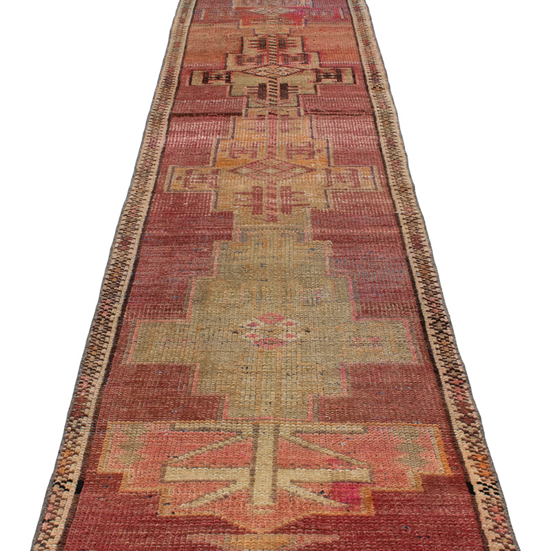 Vintage Anadolu Yolluk - 74 cm x 372 cm - K0092923