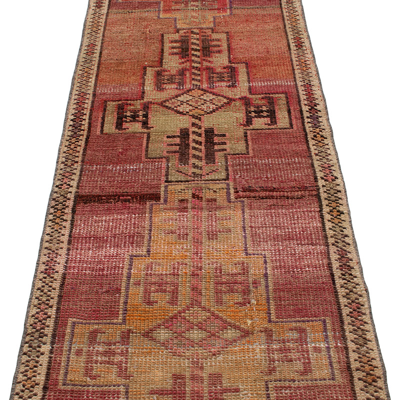 Vintage Anadolu Yolluk - 74 cm x 372 cm - K0092923