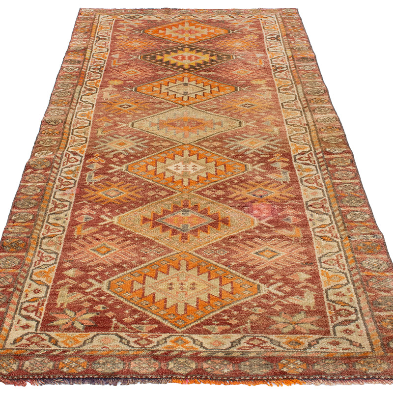 Vintage Anadolu Yolluk - 92 cm x 210 cm - K0092924