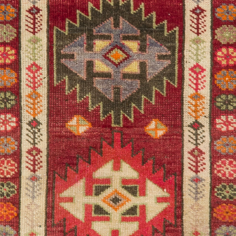 Alfombra Vintage de Pasillo - 75 cm x 373 cm - K0092925