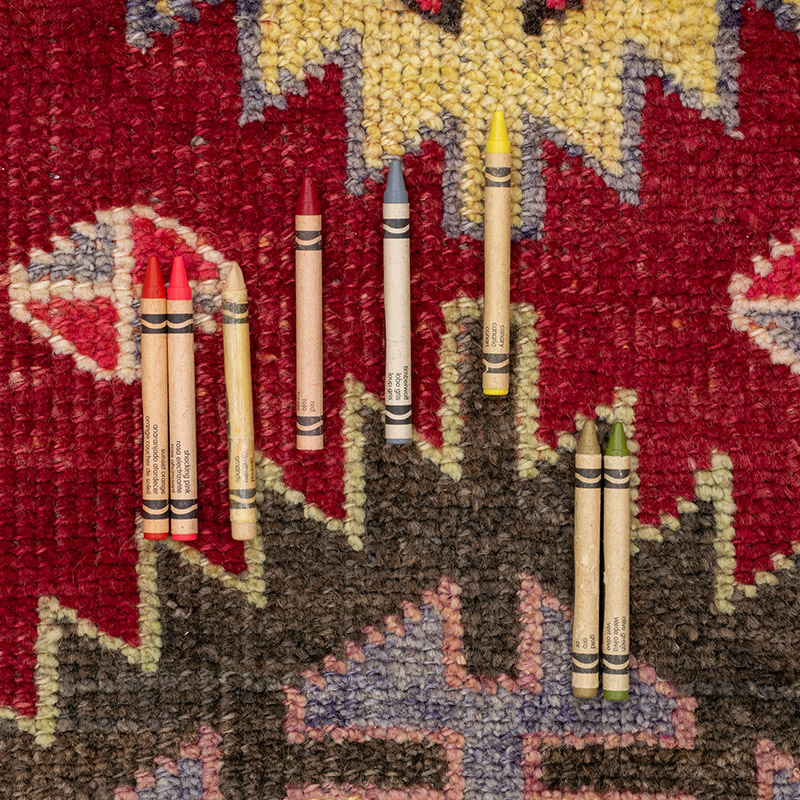 Alfombra Vintage de Pasillo - 75 cm x 373 cm - K0092925