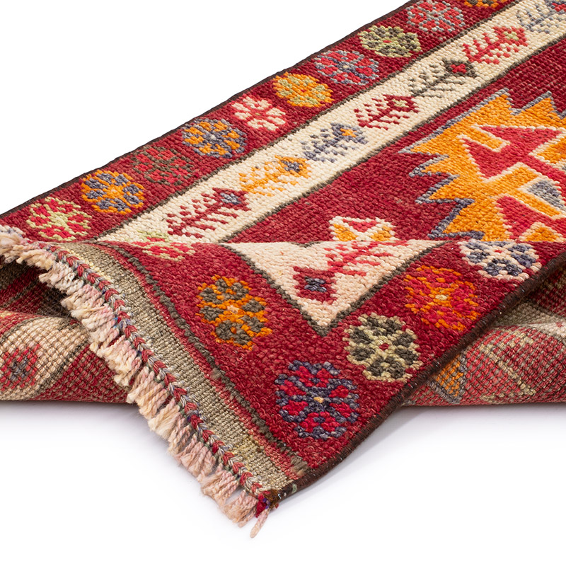 Alfombra Vintage de Pasillo - 75 cm x 373 cm - K0092925