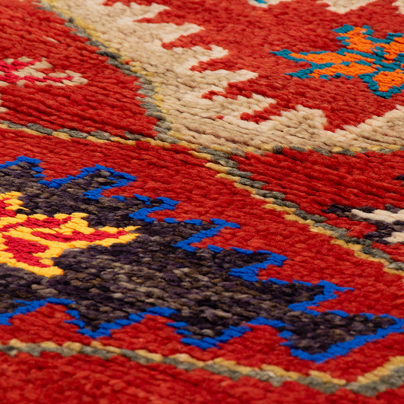 Vintage Tribal Runner Rug - 3' 4" x 10' 6" (40" x 126") - K0092928