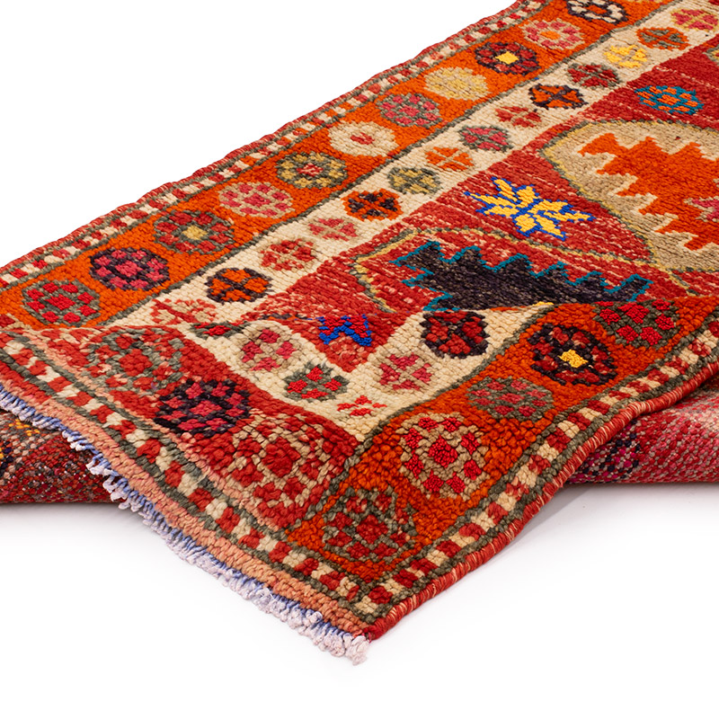 Vintage Tribal Runner Rug - 3' 4" x 10' 6" (40" x 126") - K0092928