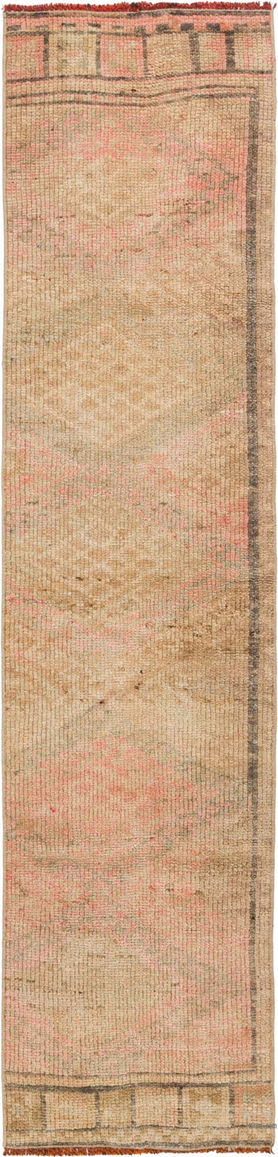 Vintage Tribal Runner Rug - 1' 10" x 7' 8" (22" x 92")