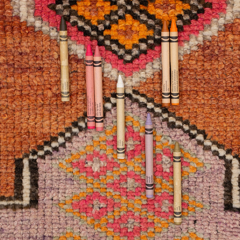 Alfombra Vintage de Pasillo - 87 cm x 430 cm - K0092931
