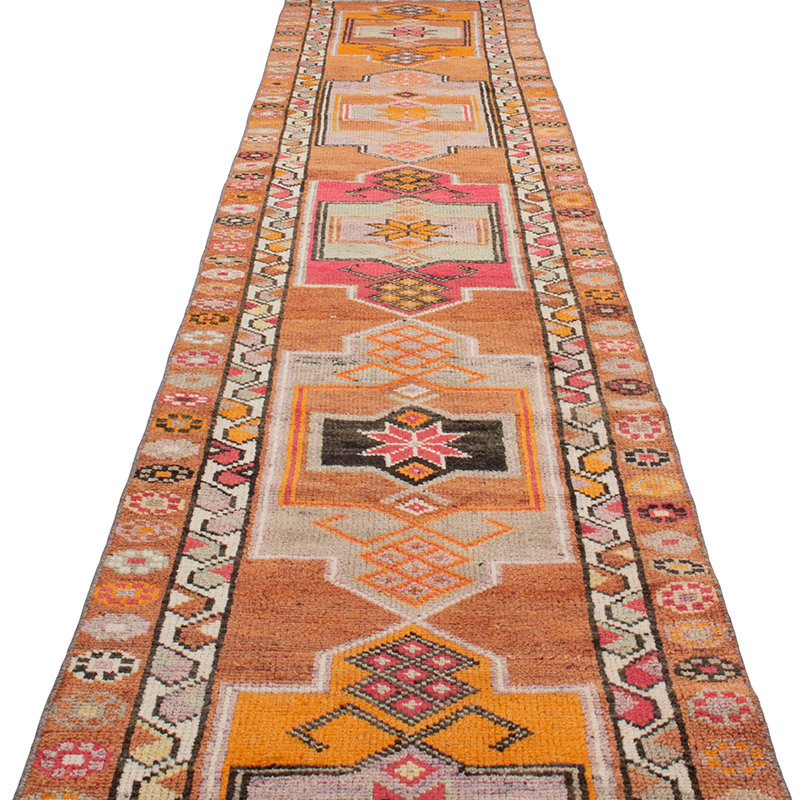 Alfombra Vintage de Pasillo - 87 cm x 430 cm - K0092931