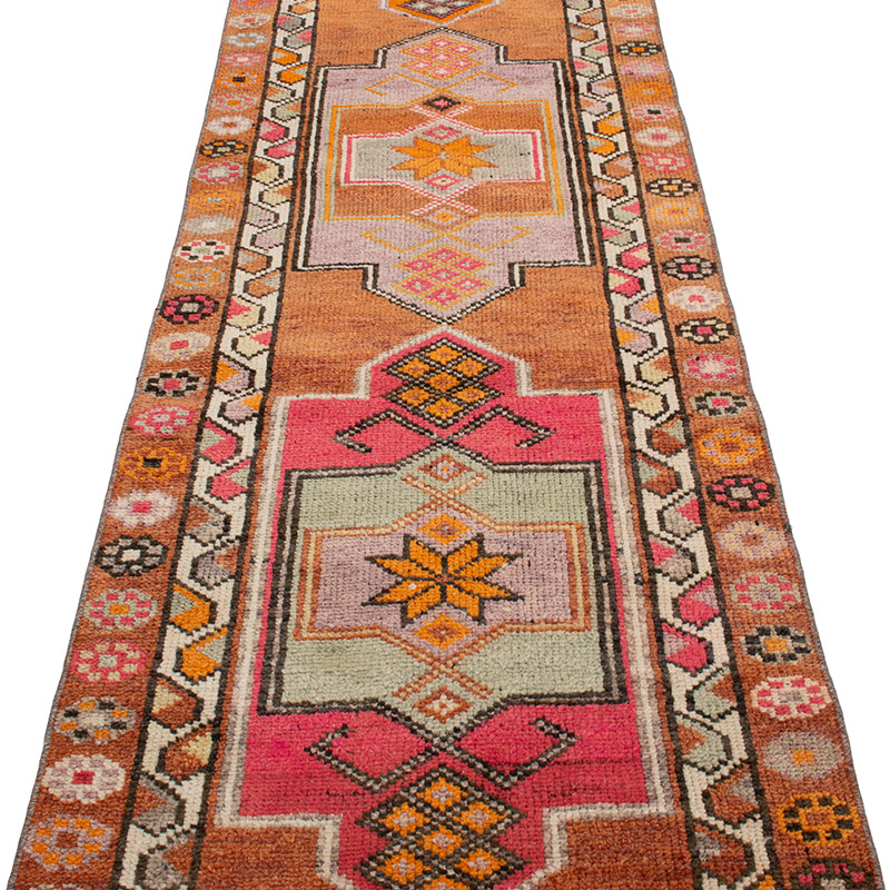 Alfombra Vintage de Pasillo - 87 cm x 430 cm - K0092931