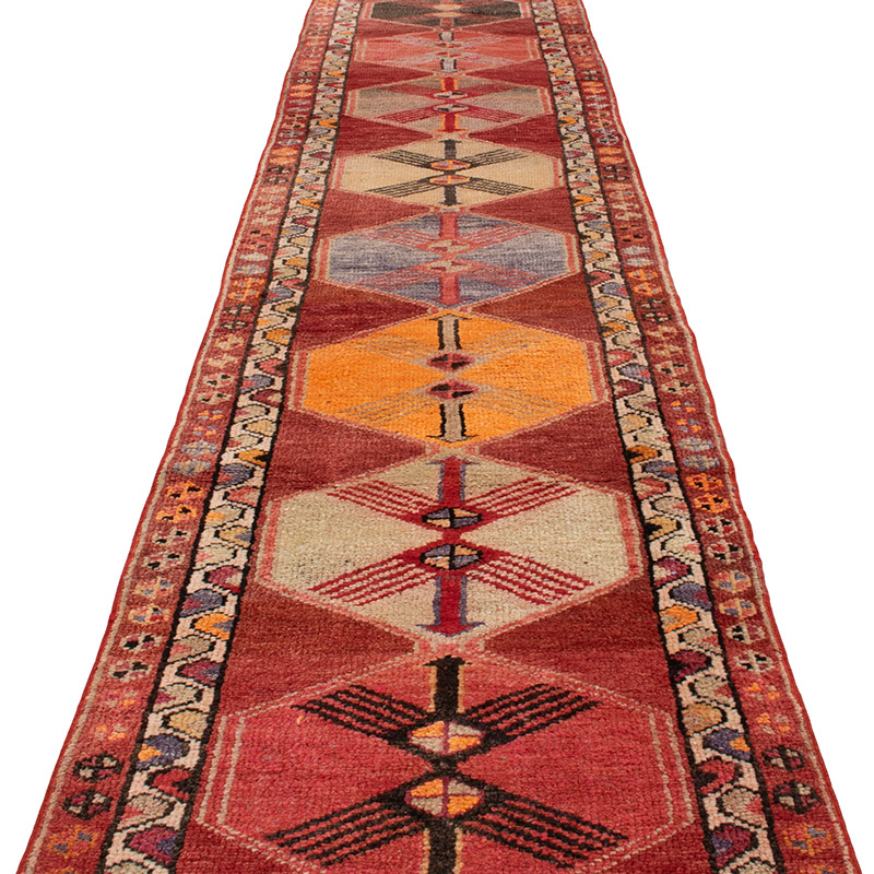 Vintage Anadolu Yolluk - 90 cm x 435 cm - K0092933