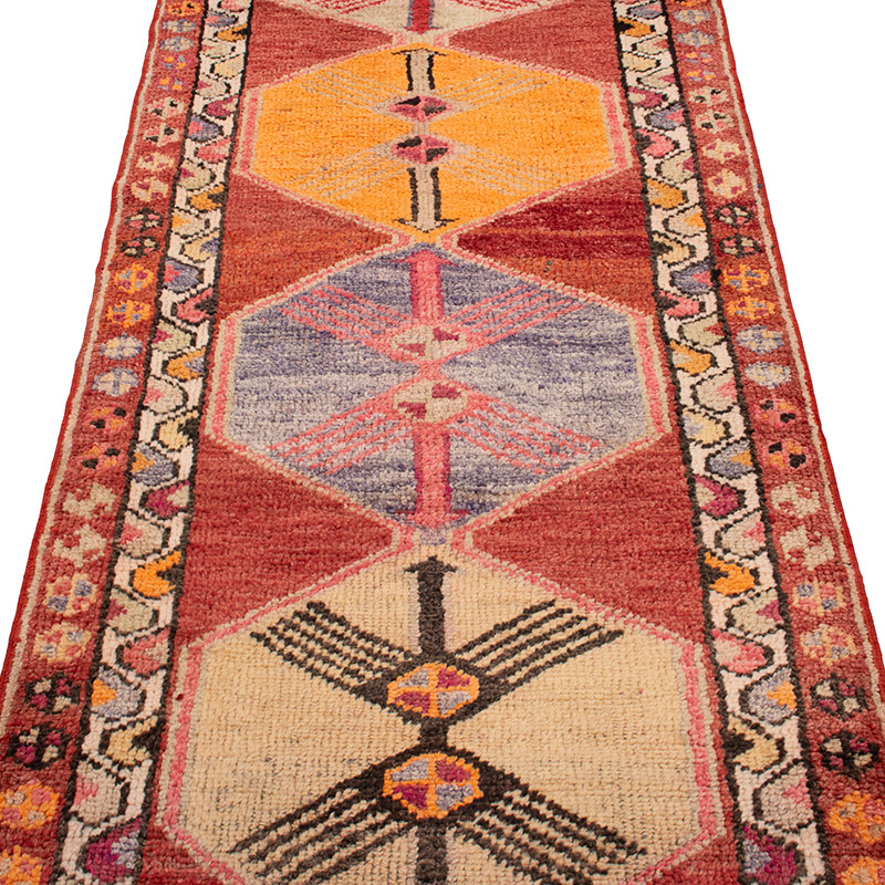 Vintage Anadolu Yolluk - 90 cm x 435 cm - K0092933
