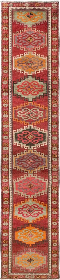 Vintage Anadolu Yolluk - 81 cm x 385 cm