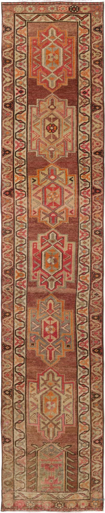 Vintage Tribal Runner Rug - 2' 8" x 13' 1" (32" x 157")
