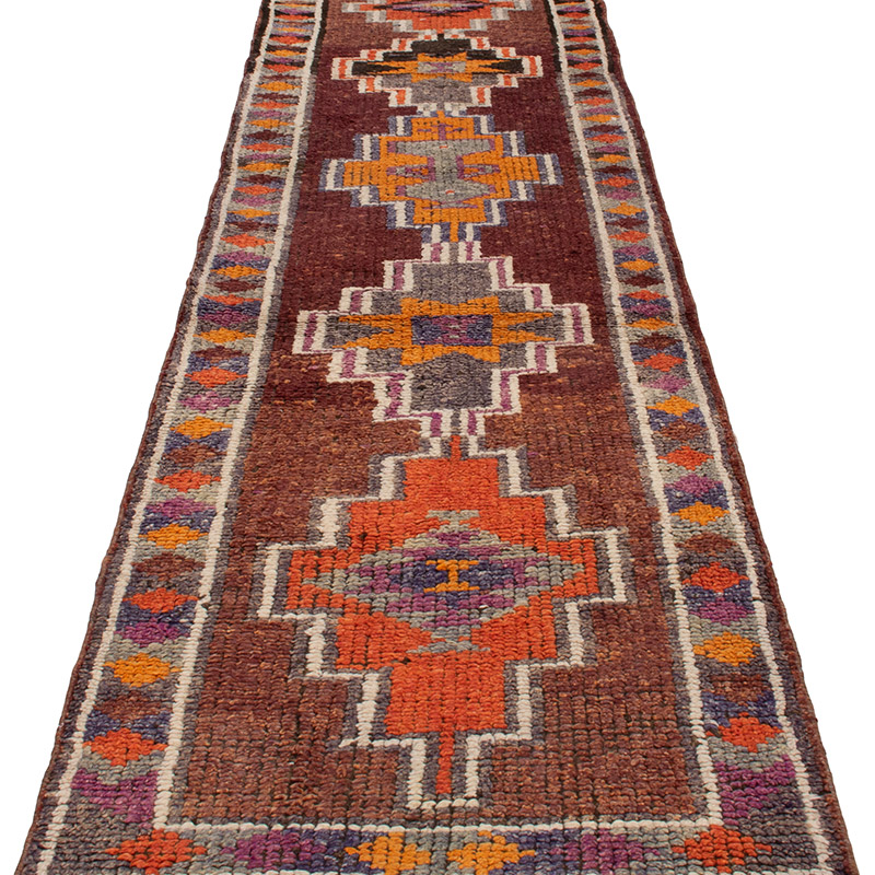 Alfombra Vintage de Pasillo - 84 cm x 334 cm - K0092938