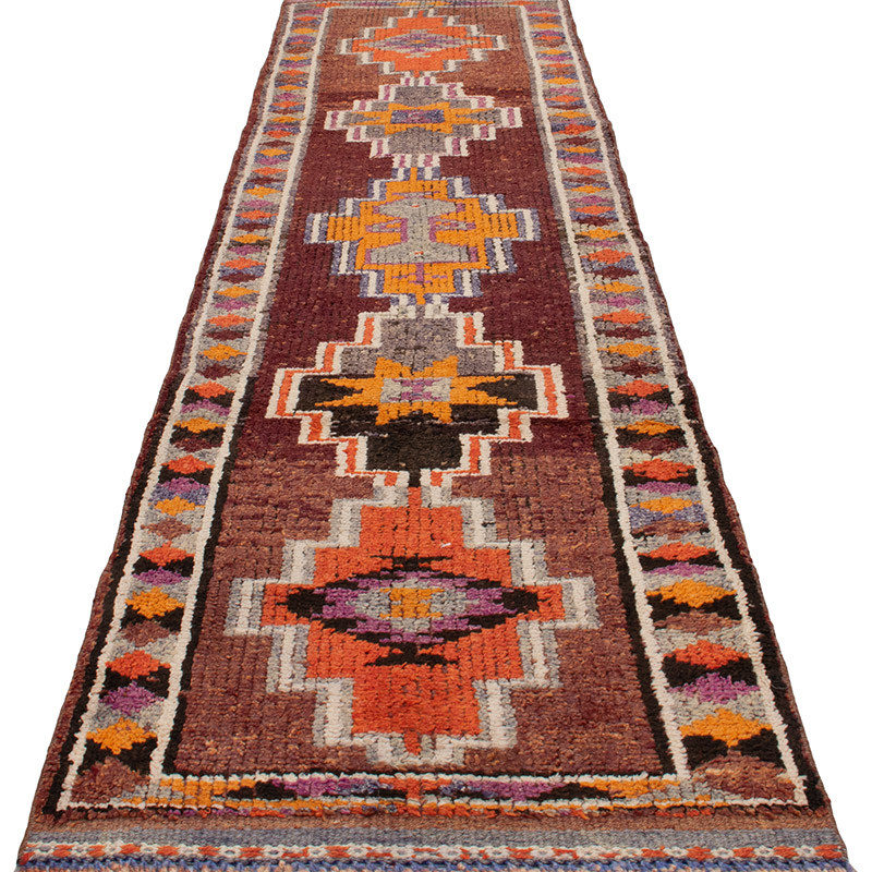 Alfombra Vintage de Pasillo - 84 cm x 334 cm - K0092938