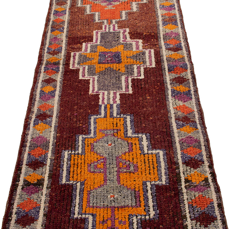 Alfombra Vintage de Pasillo - 84 cm x 334 cm - K0092938