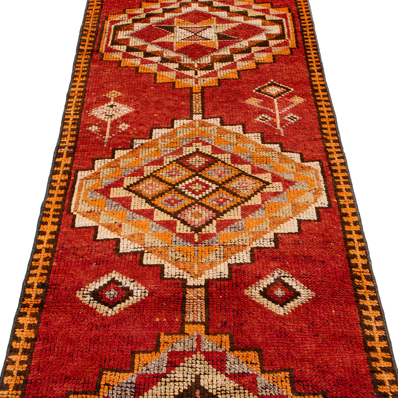 Vintage Anadolu Yolluk - 80 cm x 328 cm - K0092939