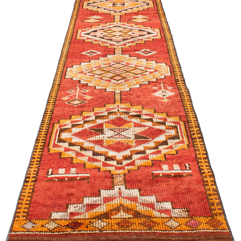 Vintage Anadolu Yolluk - 80 cm x 328 cm - K0092939
