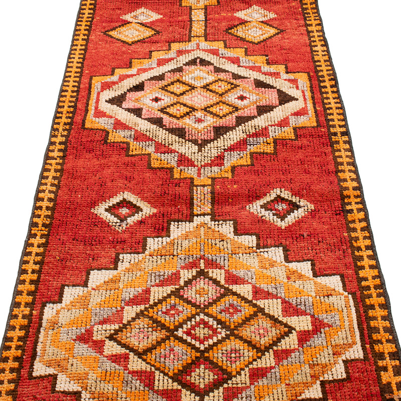 Vintage Anadolu Yolluk - 80 cm x 328 cm - K0092939