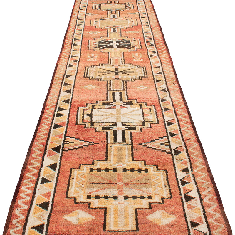 Vintage Anadolu Yolluk - 88 cm x 350 cm - K0092942