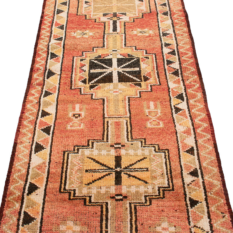 Vintage Anadolu Yolluk - 88 cm x 350 cm - K0092942