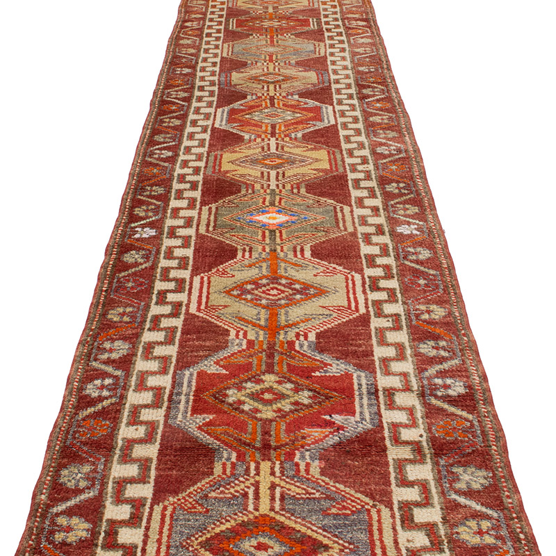 Vintage Anadolu Yolluk - 85 cm x 396 cm - K0092945