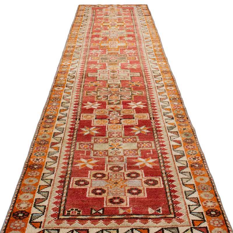 Vintage Anadolu Yolluk - 90 cm x 368 cm - K0092946